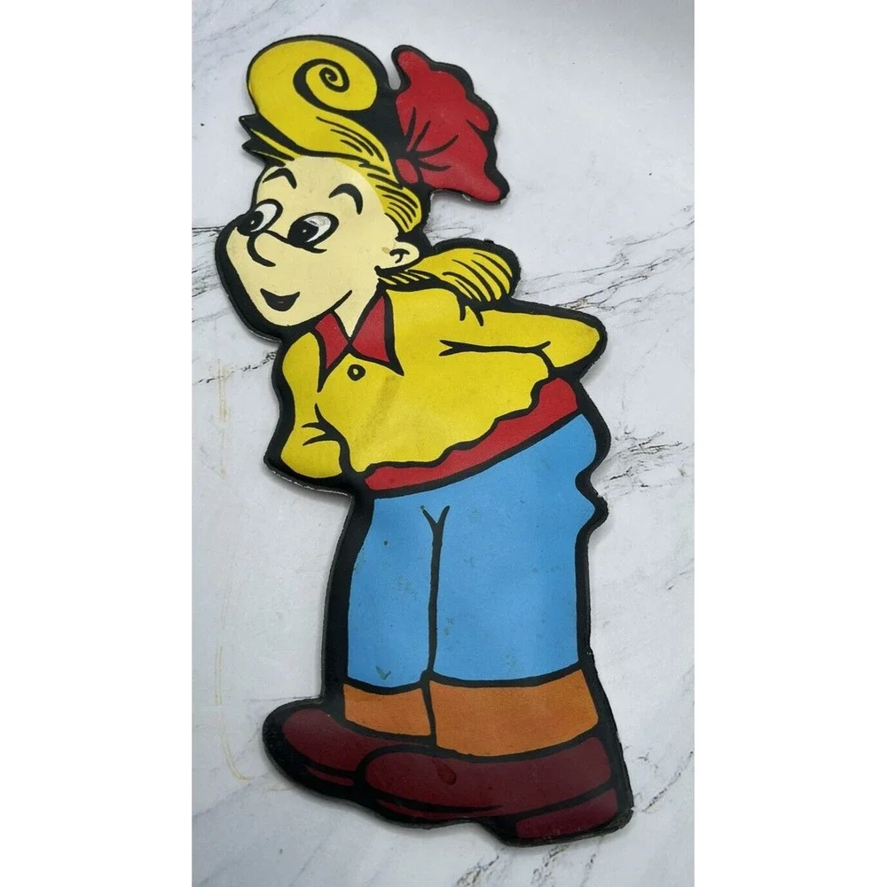 1974 Little Iodine Puffy Magnet POPEYE King Features Syndicate - Rare Vintage